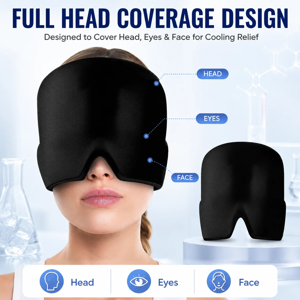Охлаждающая гелевая маска для  – обзор и цена Eye Mask Heated