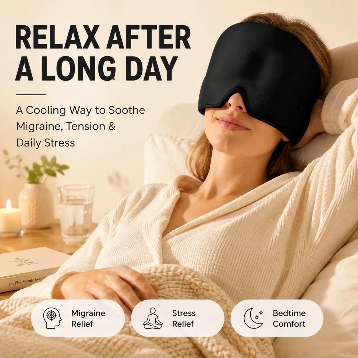 Охлаждающая гелевая маска для  – обзор и цена Eye Mask Heated