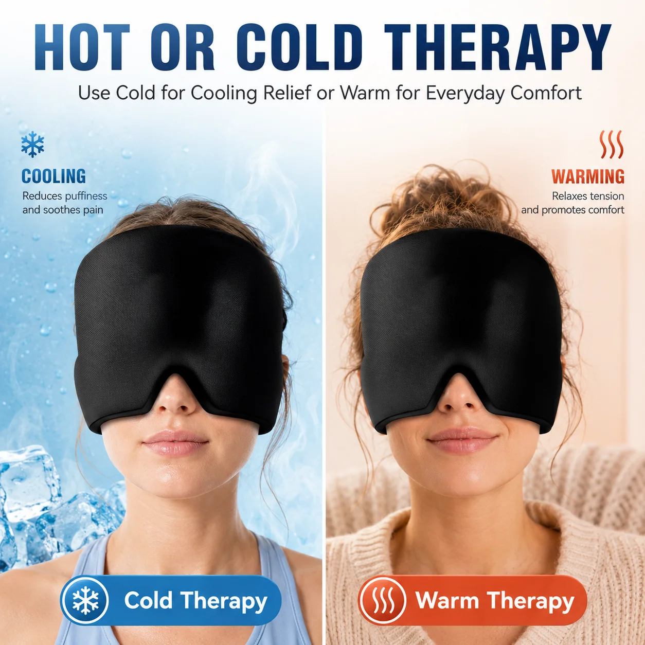 Охлаждающая гелевая маска для  – обзор и цена Eye Mask Heated